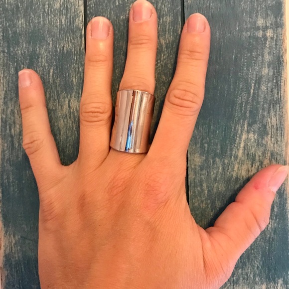 Silver Cuff Ring - Picture 2 of 3